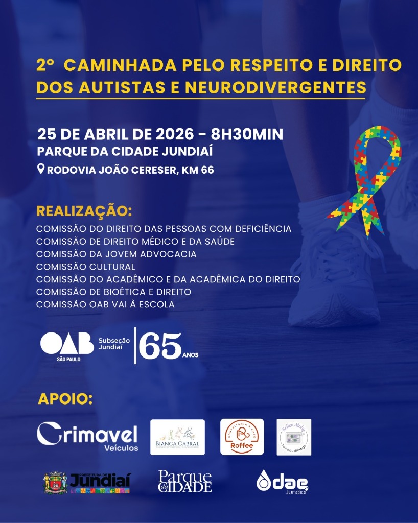 2ª Caminhada pelo Respeito e Direito dos Autistas e Neurodivergentes