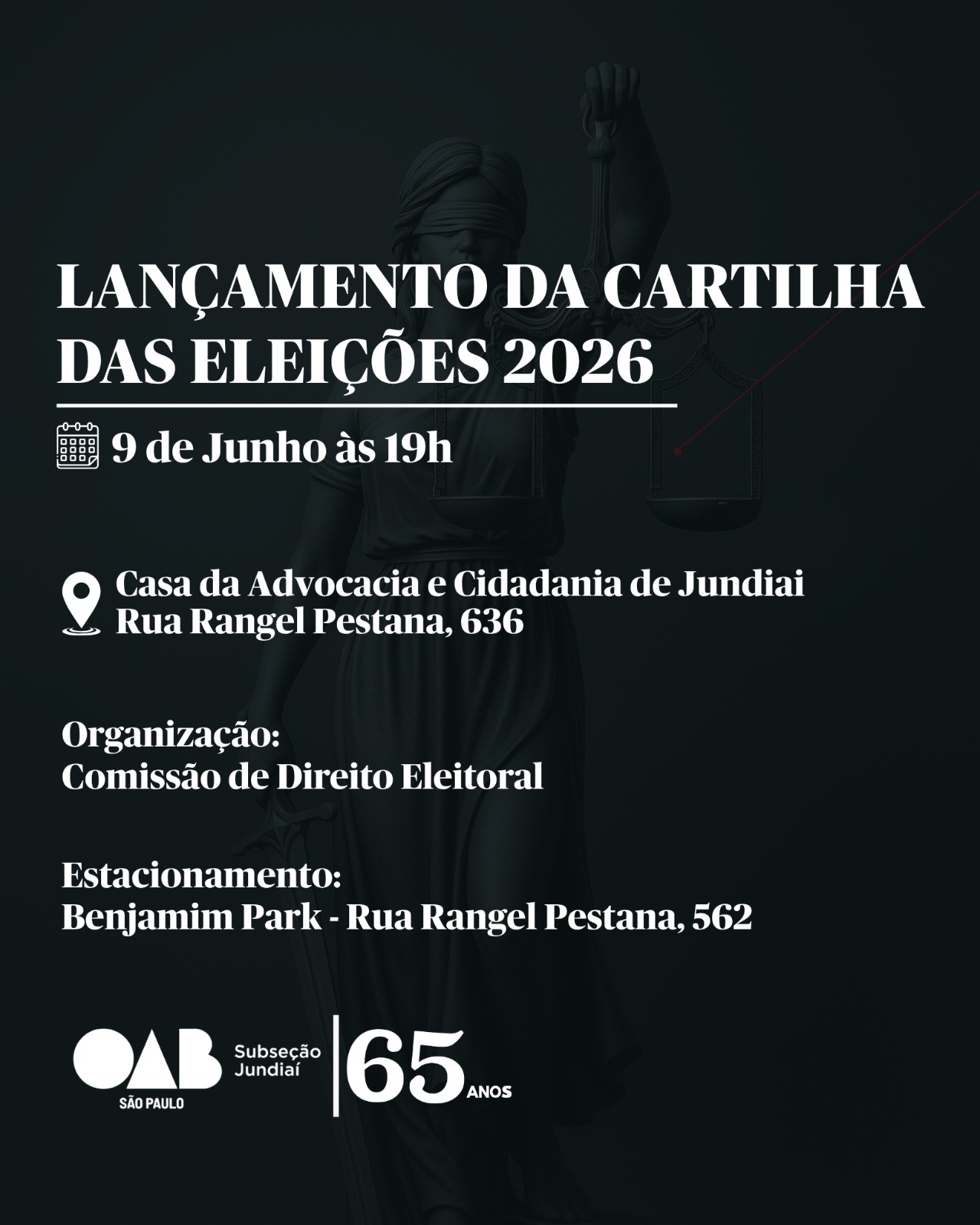 Lançamento da Cartilha das Eleições 2026