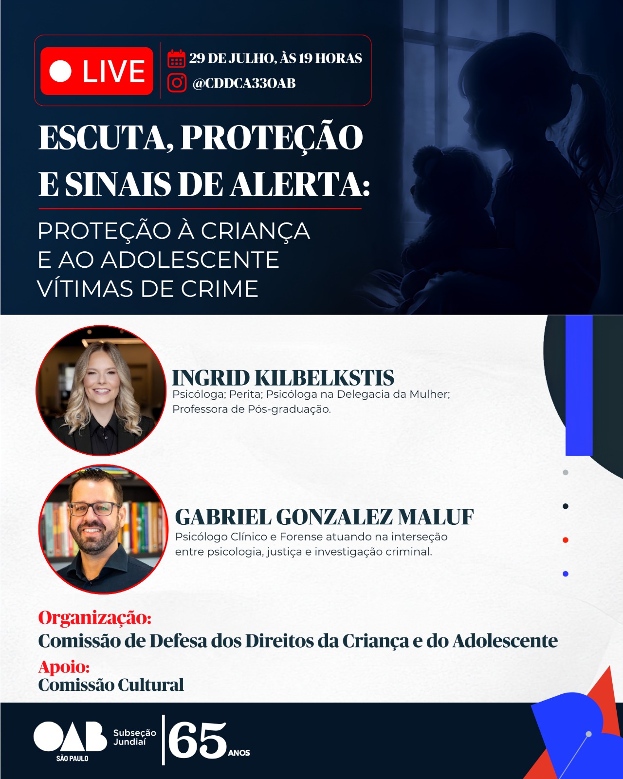 Live: Escuta, Proteção e Sinais de Alerta