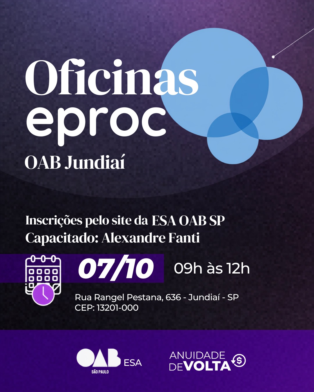 Oficinas eproc OAB Jundiaí