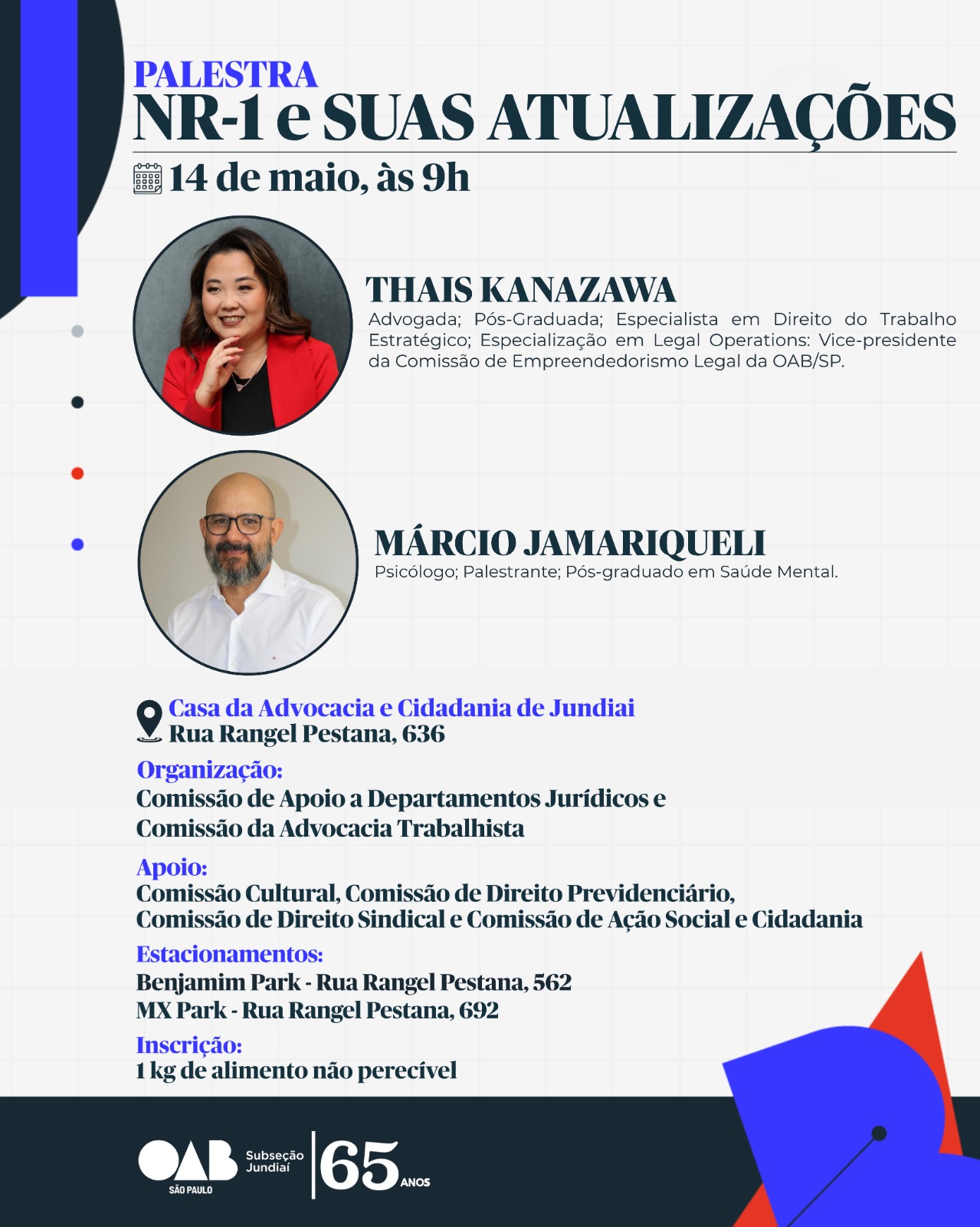 Palestra NR-1 e suas atualizações