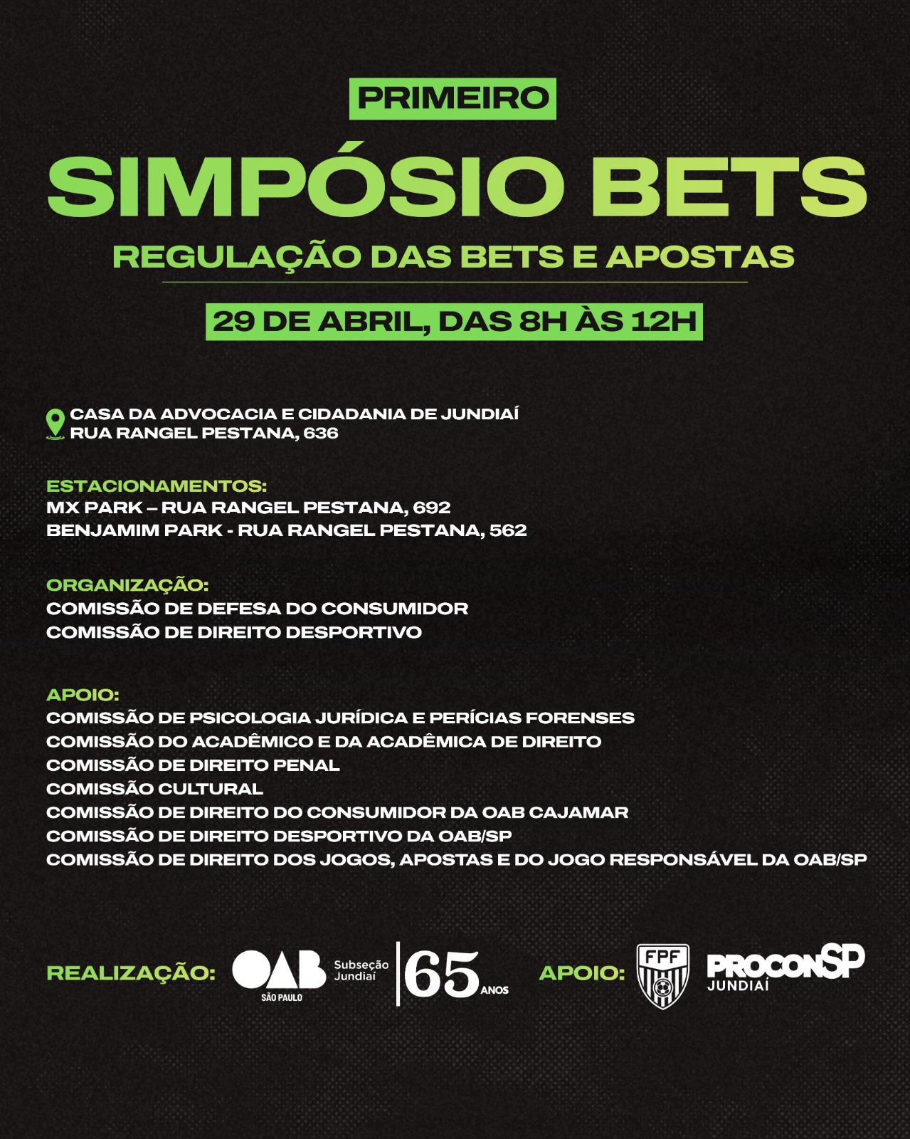 I Simpósio Bets - Detalhes
